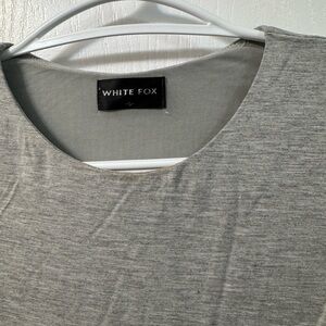 White Fox Tank Dress Floor Length